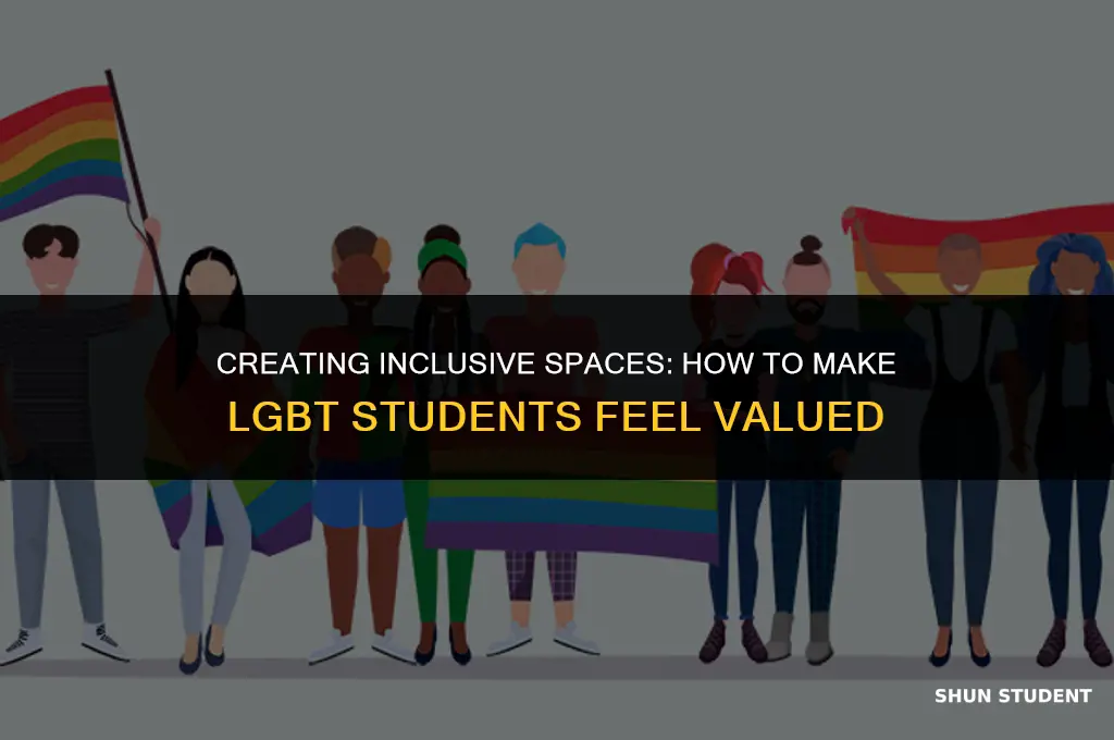 how to make lgbt students feel valued