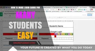Streamlining Student Login Cards: A Hassle-Free Solution