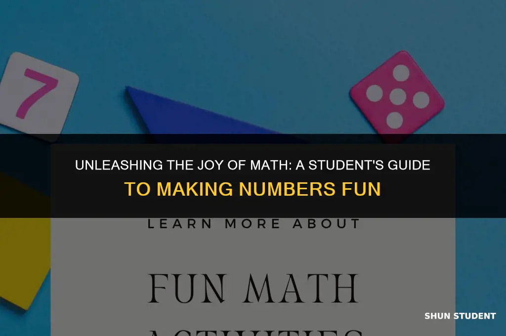 how to make math fun written for students
