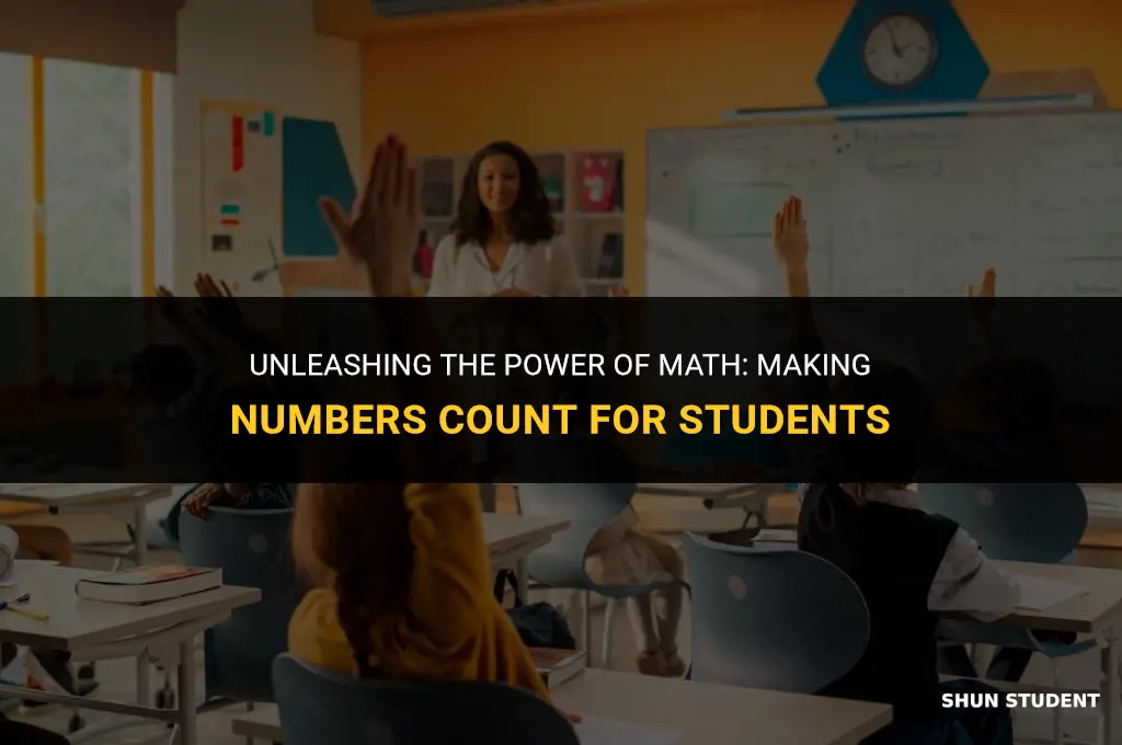 how to make math relevant for students
