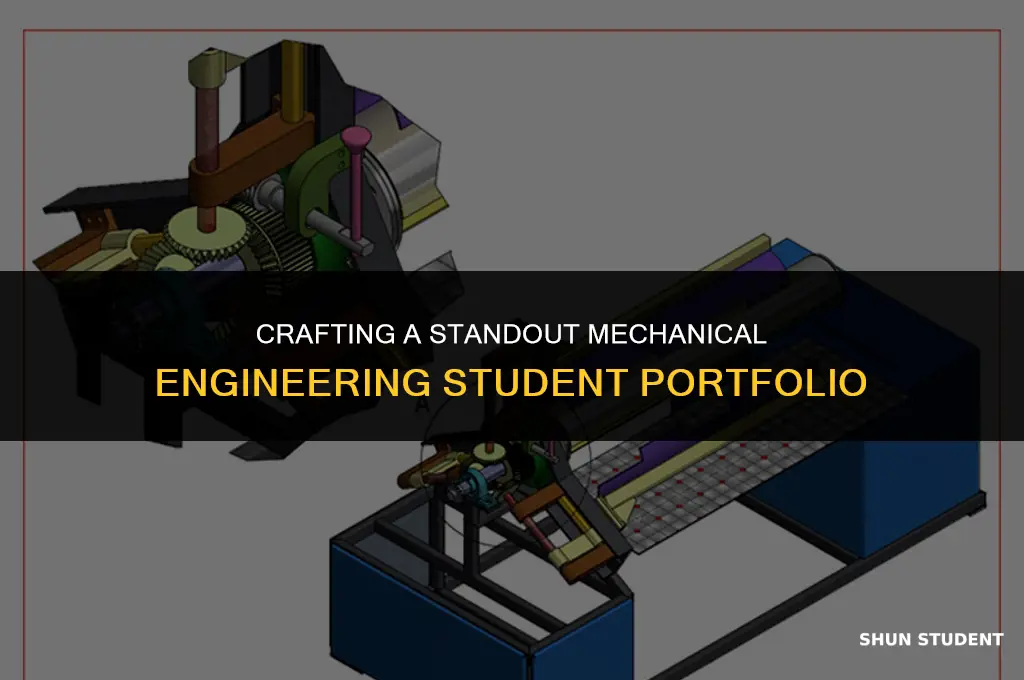 how to make mechanical engineering portfolio as a student