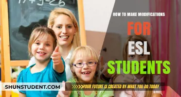Tailoring Lessons: Effective Modifications for ESL Students