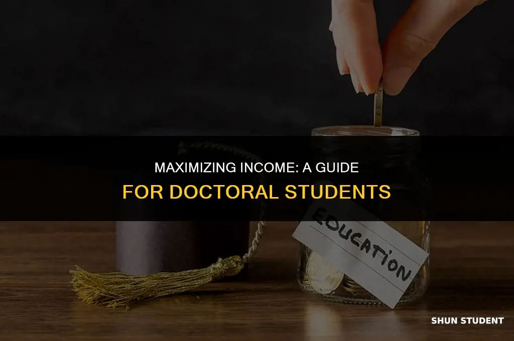 how to make money as a doctoral student
