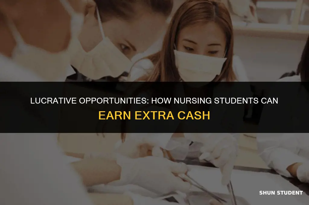 how to make money as a nursing student