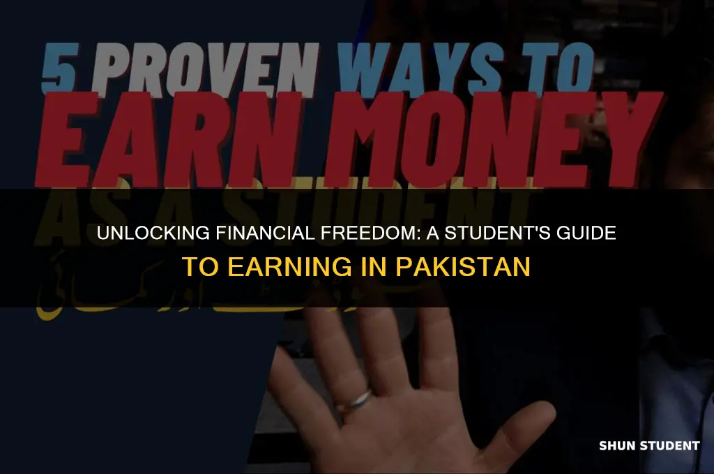 how to make money as a student in pakistan