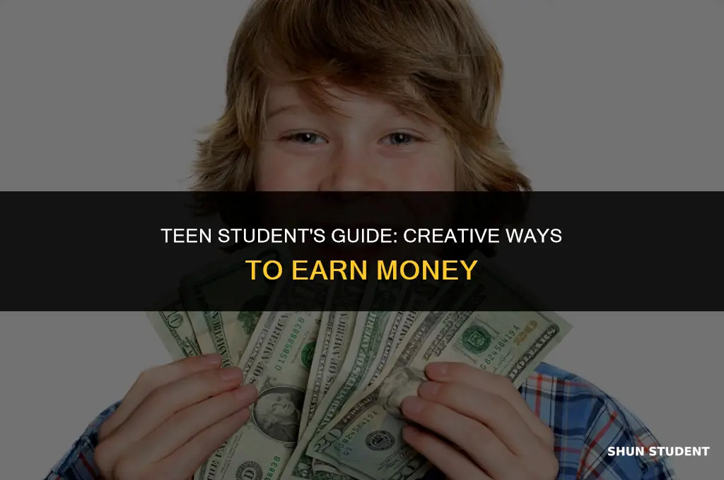 how to make money as a teen student