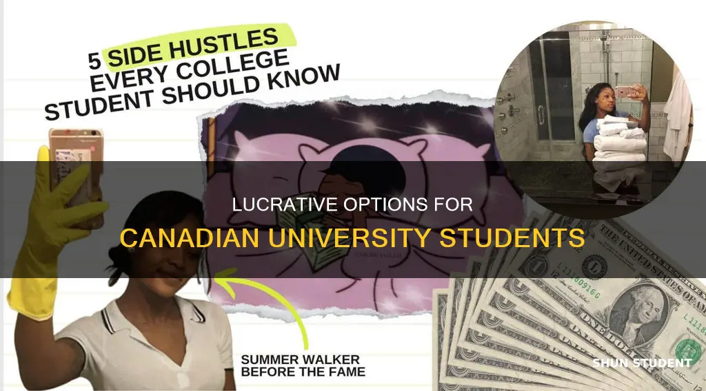 how to make money as a university student canada
