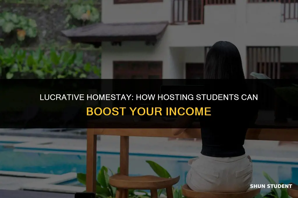 how to make money by hosting students
