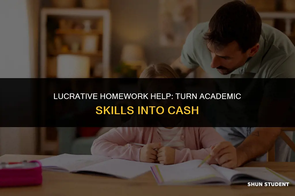 how to make money doing homework for students