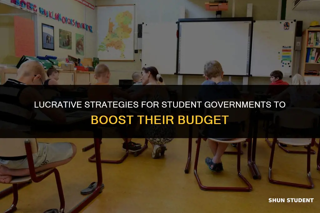 how to make money for student government