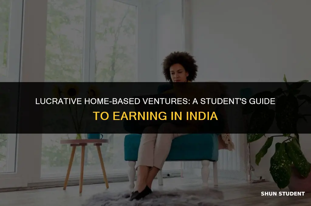 how to make money from home for students in india