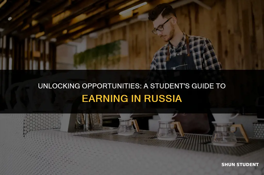 how to make money in russia as a student