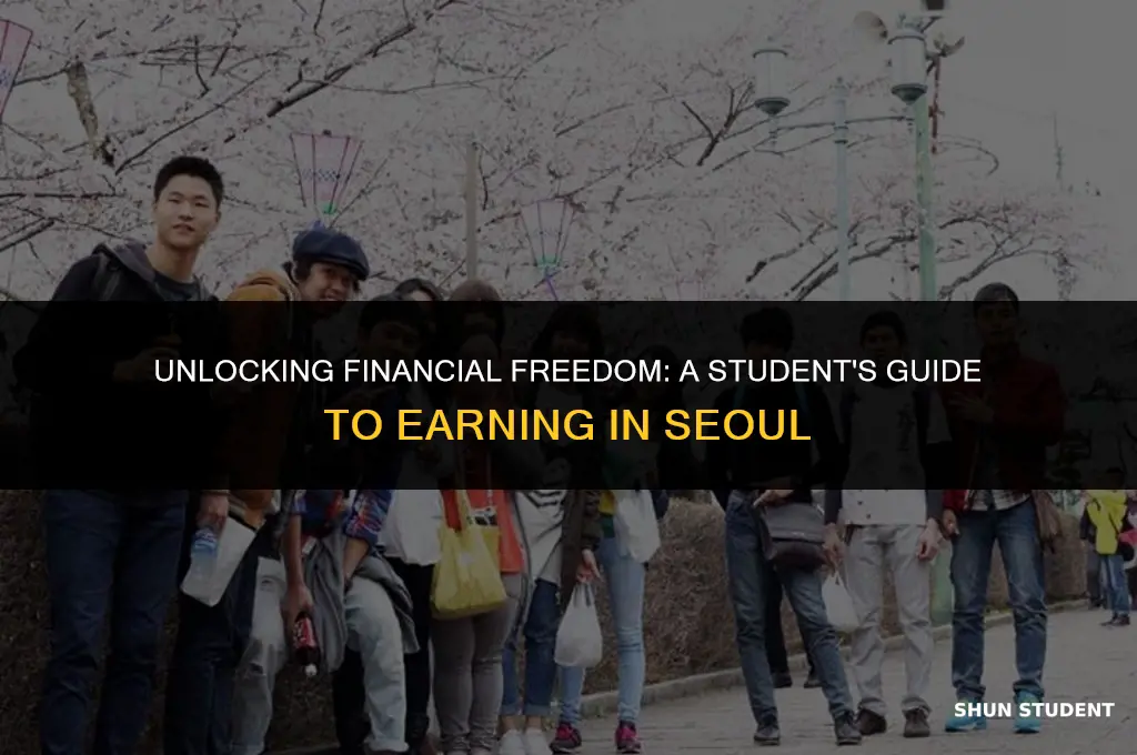 how to make money in seoul as a student