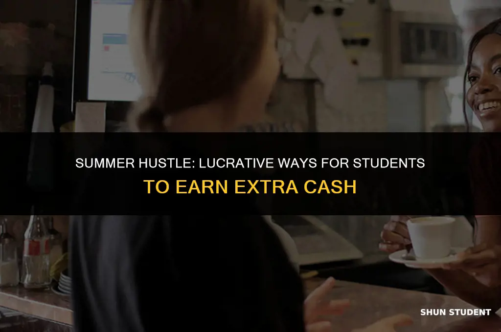 how to make money over summer student