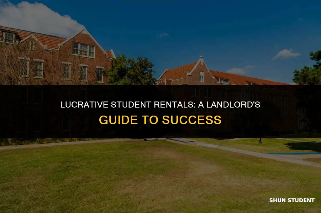 how to make money renting to students
