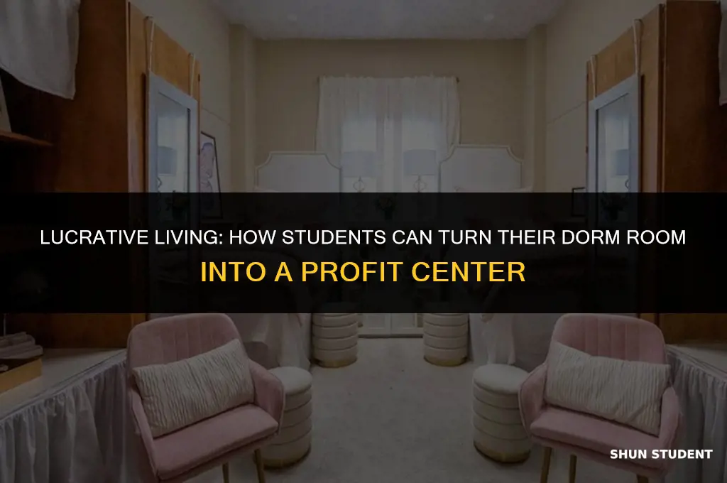 how to make money student room