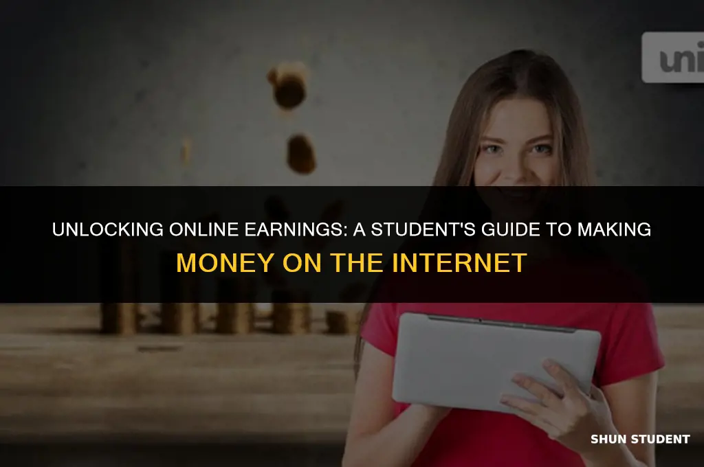 how to make money through internet for students