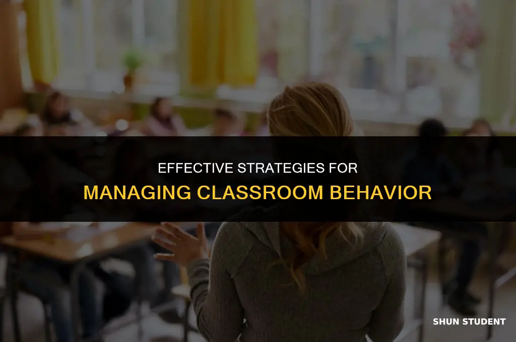 how to make students behave in class
