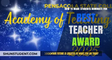Empowering Students: Strategies to Nominate Teachers for Excellence Awards