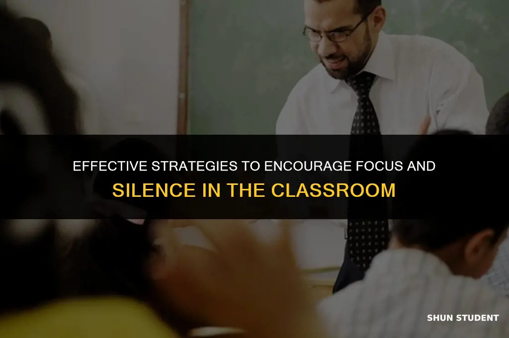 how to make students stop talking in class