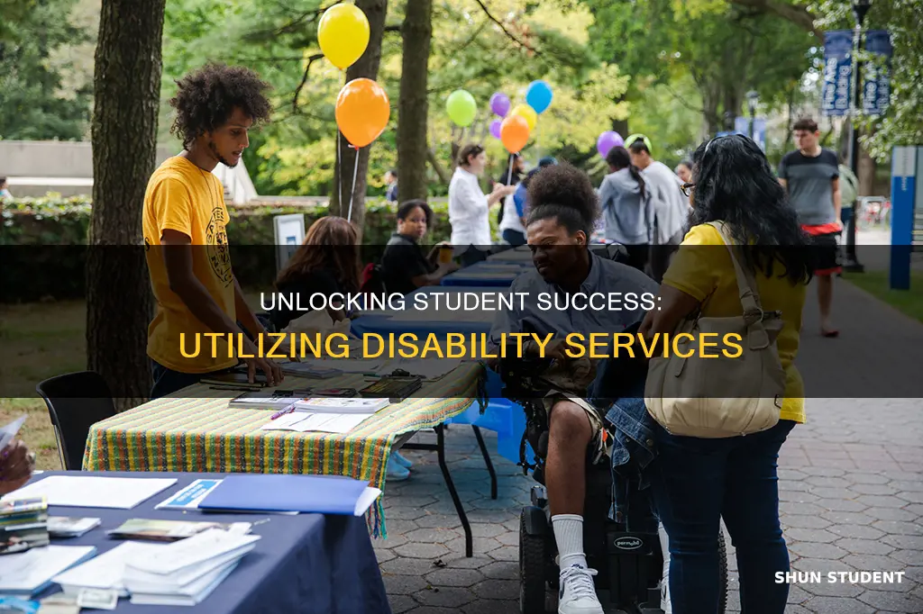 how to make students use disability services in university