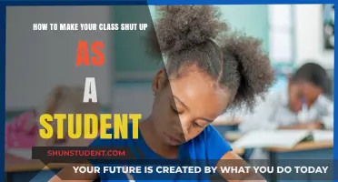 Classroom Quiet: A Student's Guide to Minimizing Disruptions