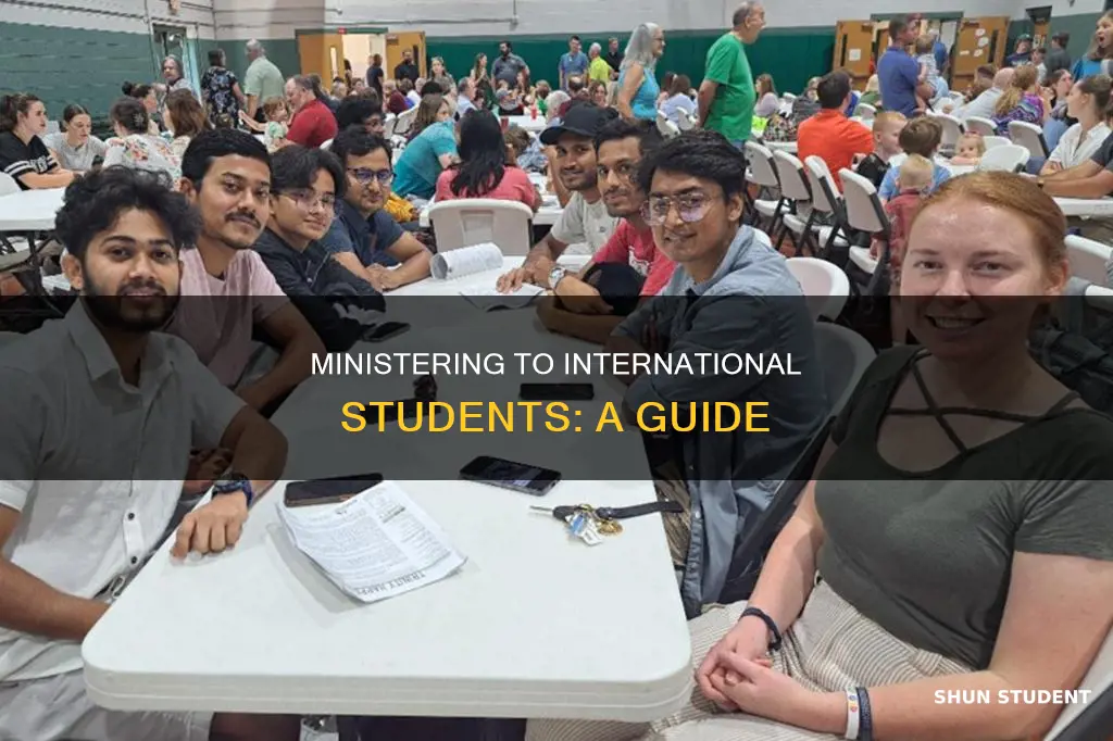 how to minister to international students