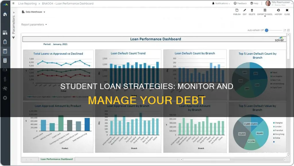 how to monitor or pay student loans