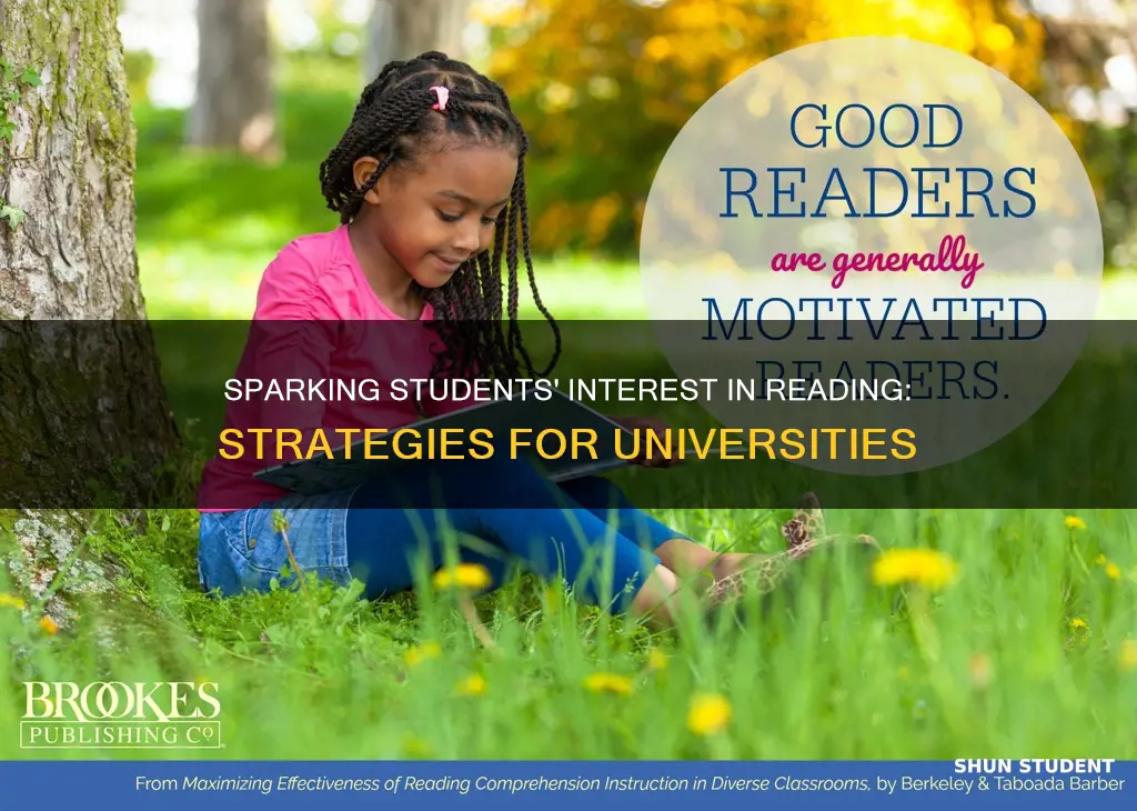 how to motivate university students to read books