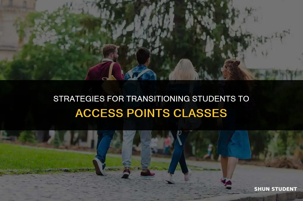 how to move a student to an access points class