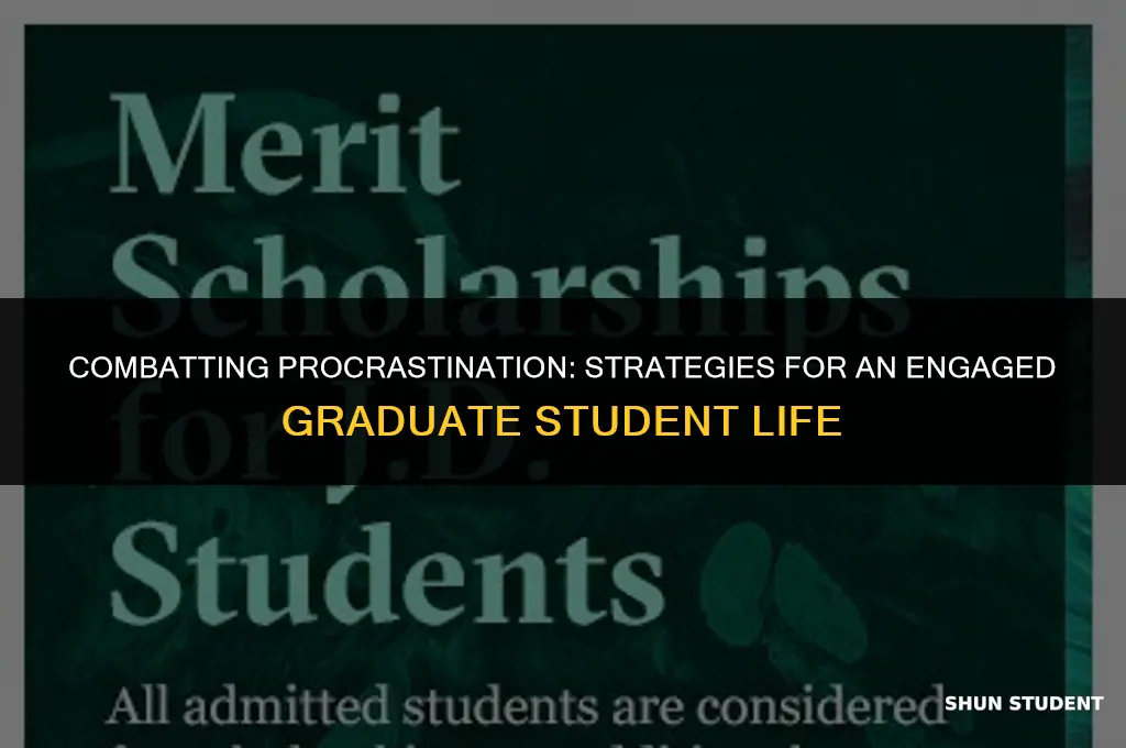how to not become lazy grad student
