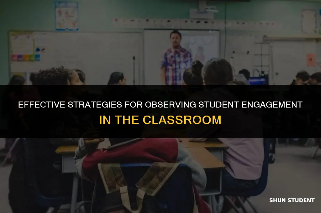 how to observe students in class