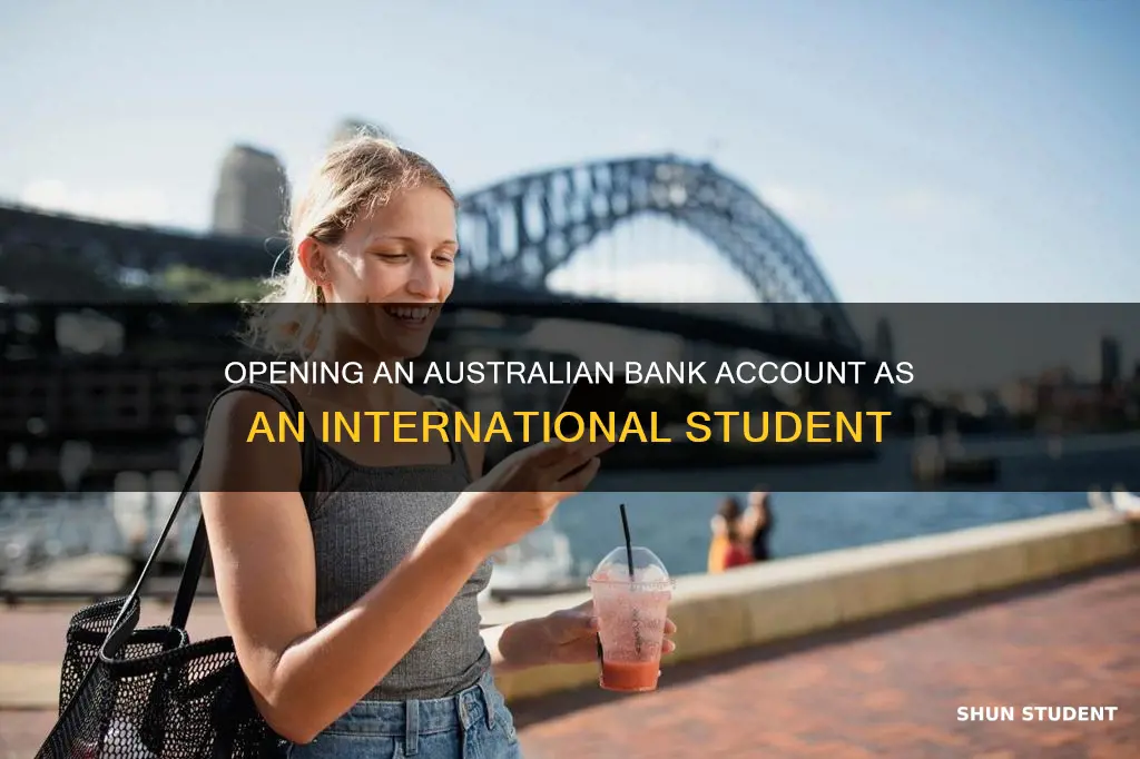 how to open bank account in australia for international students
