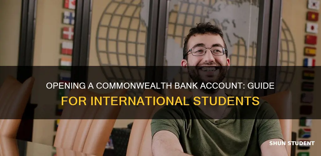 how to open commonwealth bank account for international students