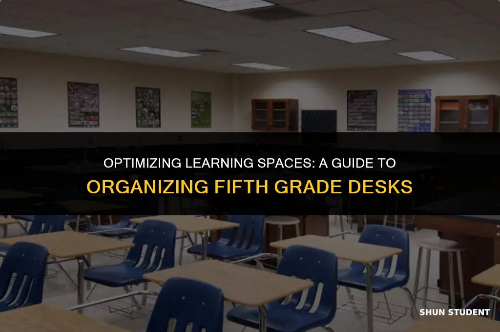 how to organize student desks fifth grade