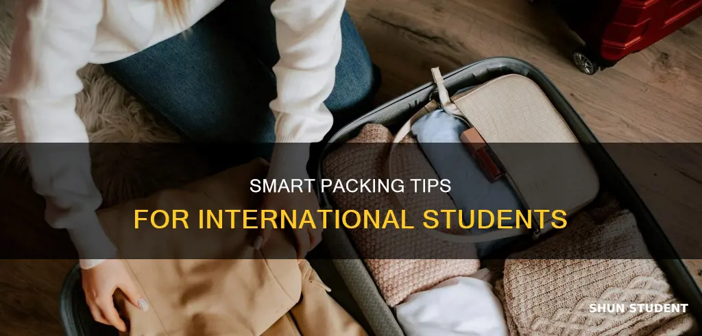 how to pack as an international student