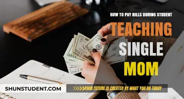 Single Mom Student Teaching: Paying the Bills