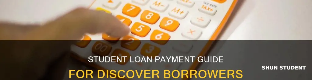 how to pay dicover student loans