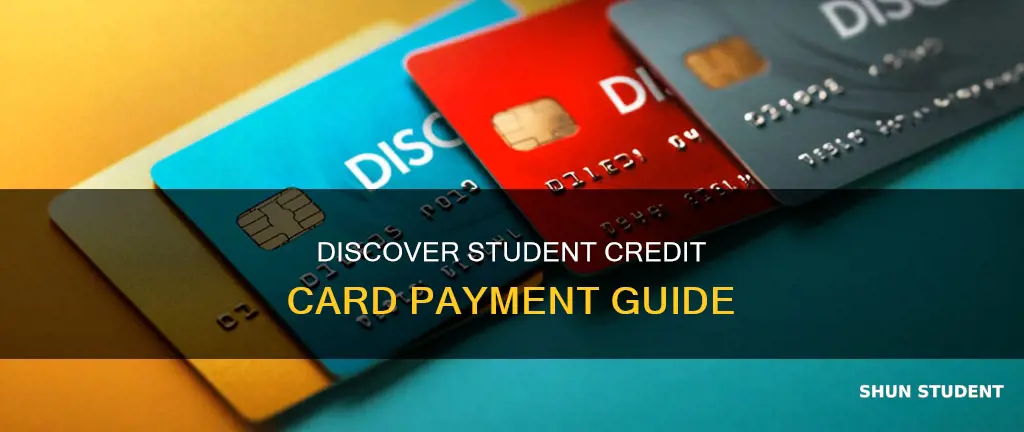 how to pay discover student credit card