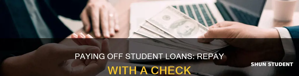how to pay entire student loan by check