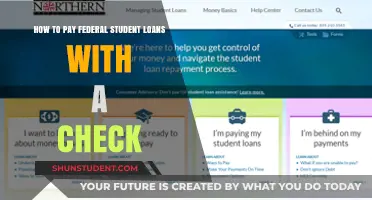 Repaying Federal Student Loans via Check: A Guide