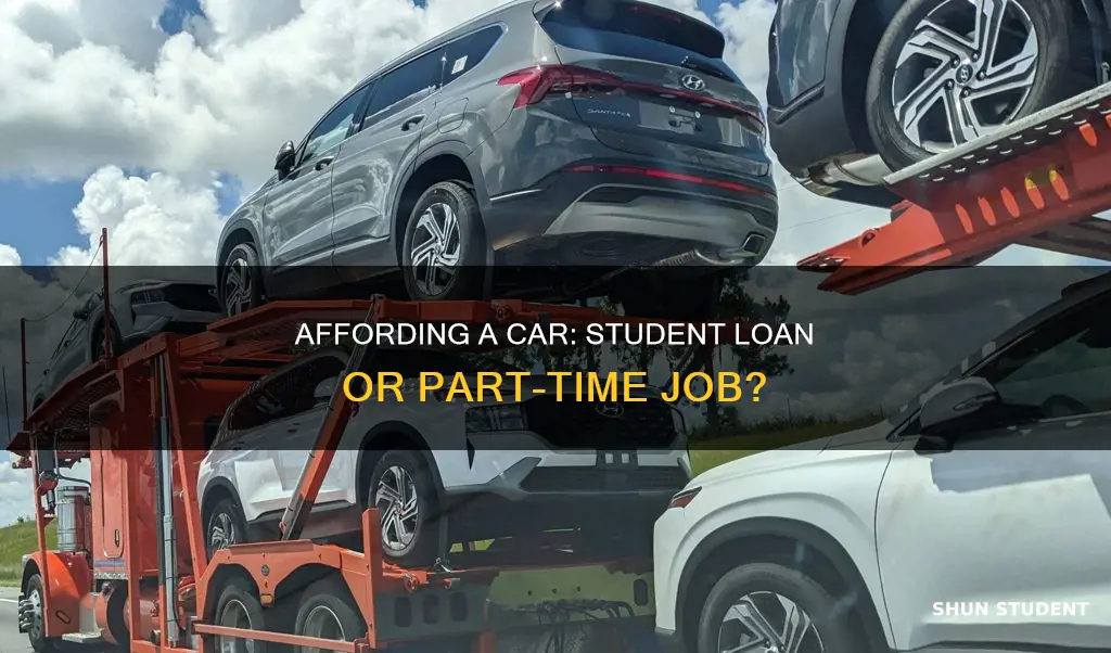 how to pay for a car as a college student