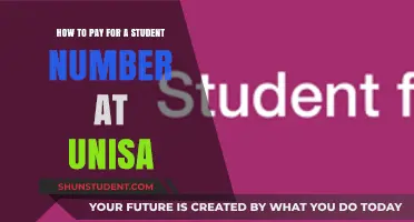 Funding Your Unisa Studies: Student Number Payment