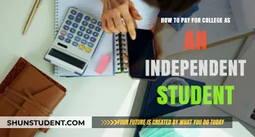 Funding College: Independent Student's Guide to Financial Aid