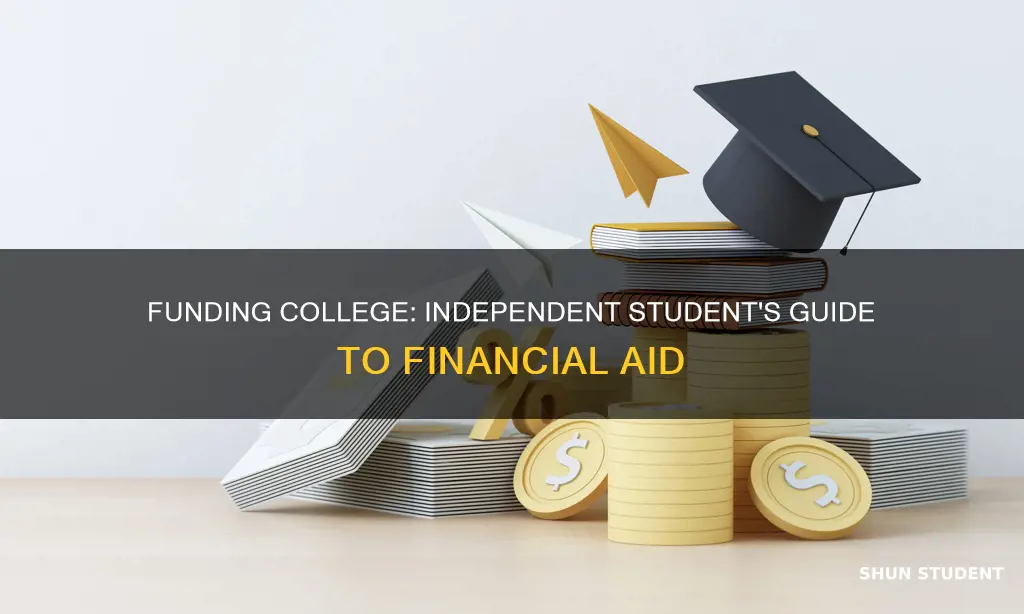 how to pay for college as an independent student