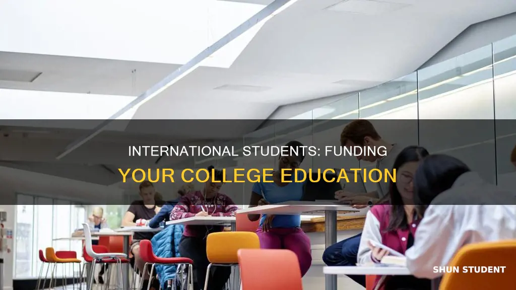 how to pay for college international student