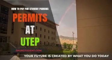 UTEP Student Parking: Payment Options for Your Permit