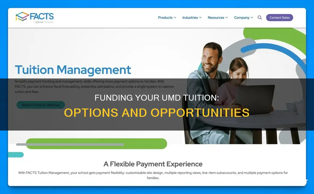how to pay for student tuition at umd