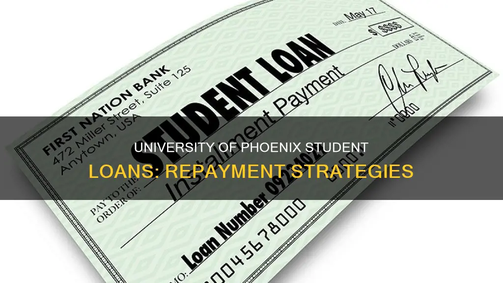 how to pay for university ofnphoenix student loans