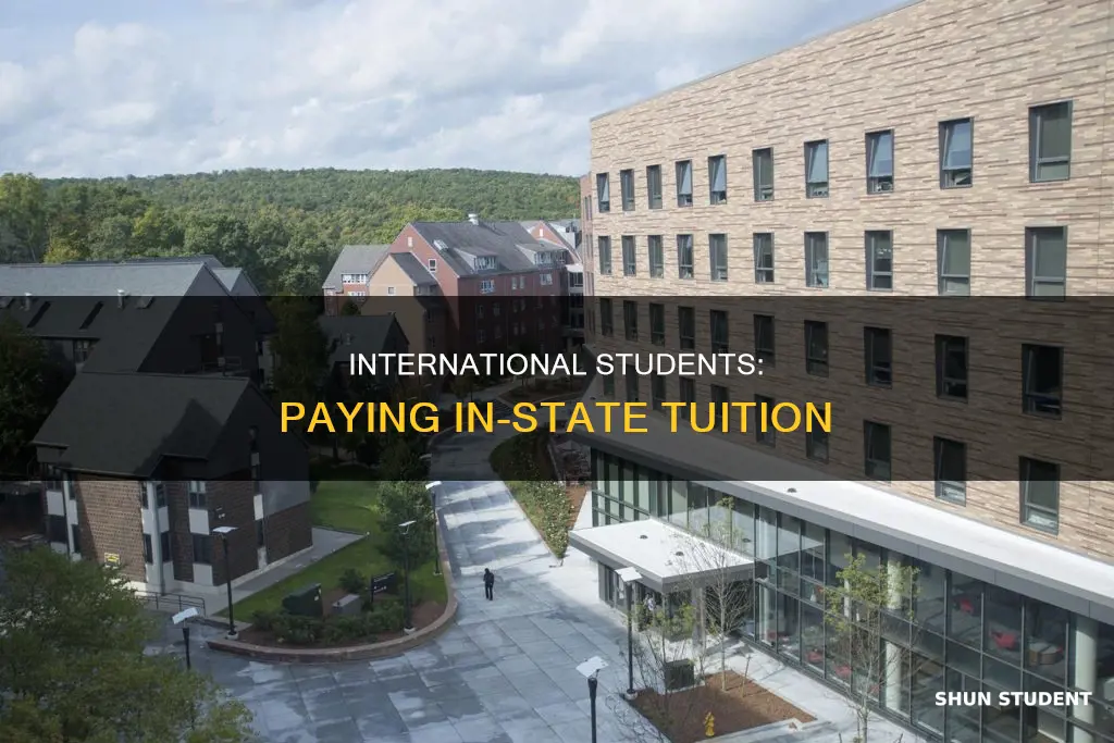 how to pay in state tuition as an international student